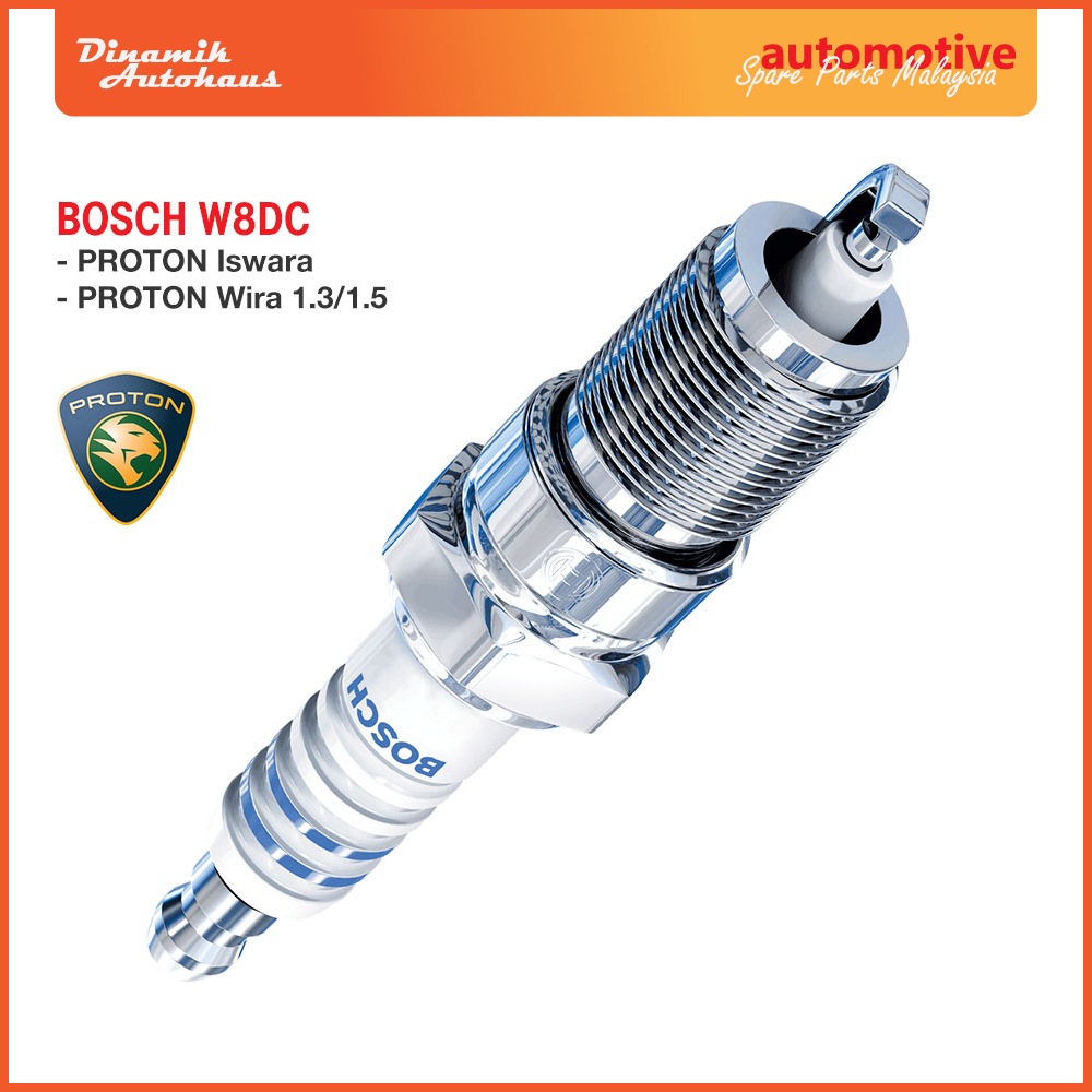 Proton Iswara – Wira 1.3/1.5 Car Spark Plug Bosch W8DC (4pcs) • DINAMIK ...