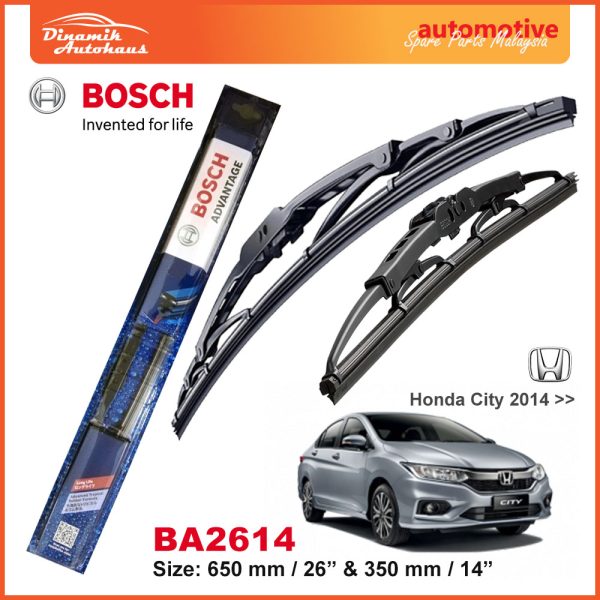 Bosch Wiper Blade BA2614 Honda City 2014