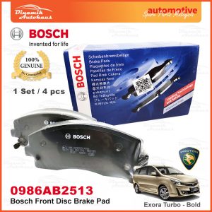 Bosch Front Disc Brake Pad Exora Bold Turbo