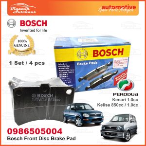Perodua Kenari Kelisa Car Front Wheel Bosch Disc Brake Pad 01 | Automotive Spare Parts Malaysia