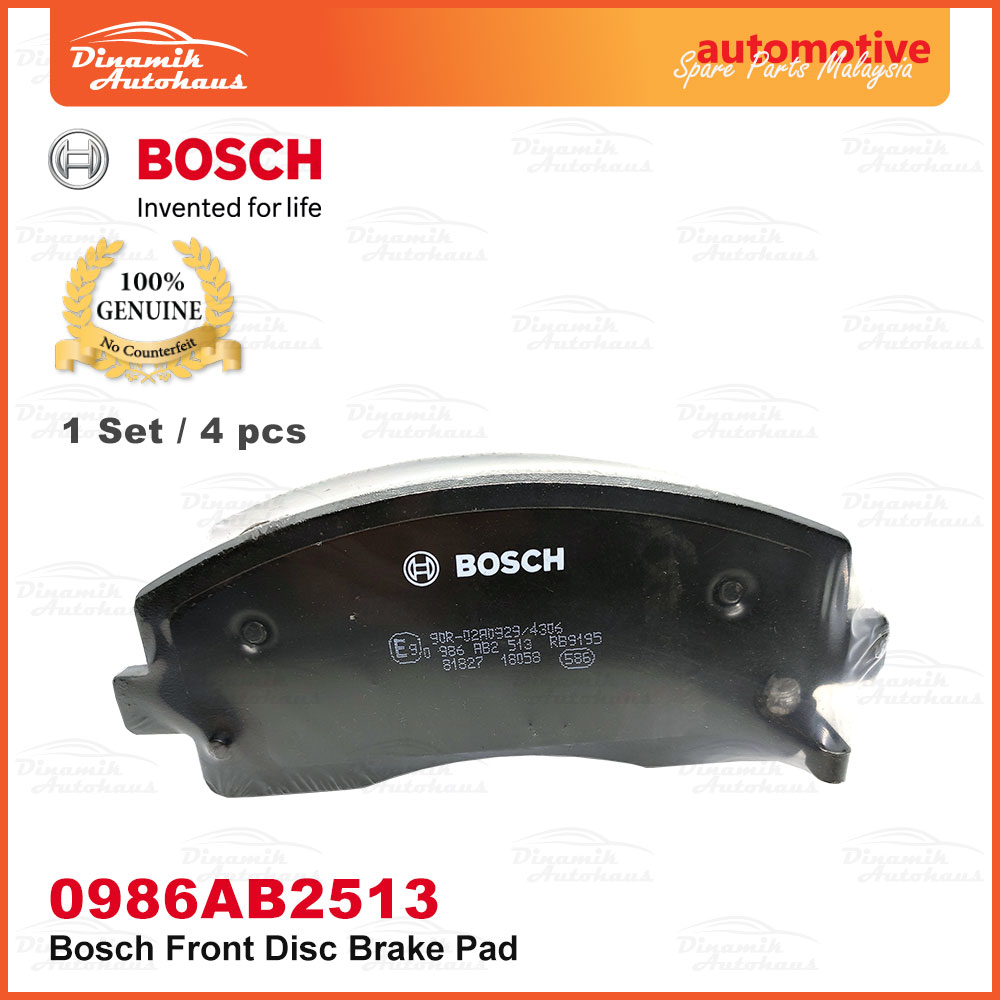 Proton Exora Turbo Bold Preve Suprima S Front Wheel Disc Brake Pad 04 | Automotive Spare Parts Malaysia
