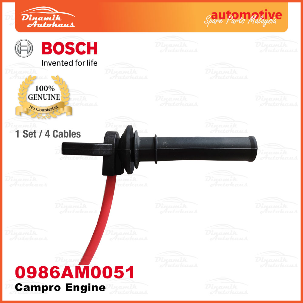 Proton Gen2 / Persona / Satria Neo / Exora / Waja Car Campro Engine Ignition Leads Plug Cable Bosch M051 - Image 8