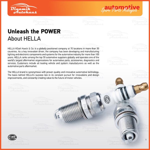 Perodua Myvi 1.0cc Year 2005 Onward Car Spark Plug German Hella Energy CM7RP-11 (4pcs) - Image 3