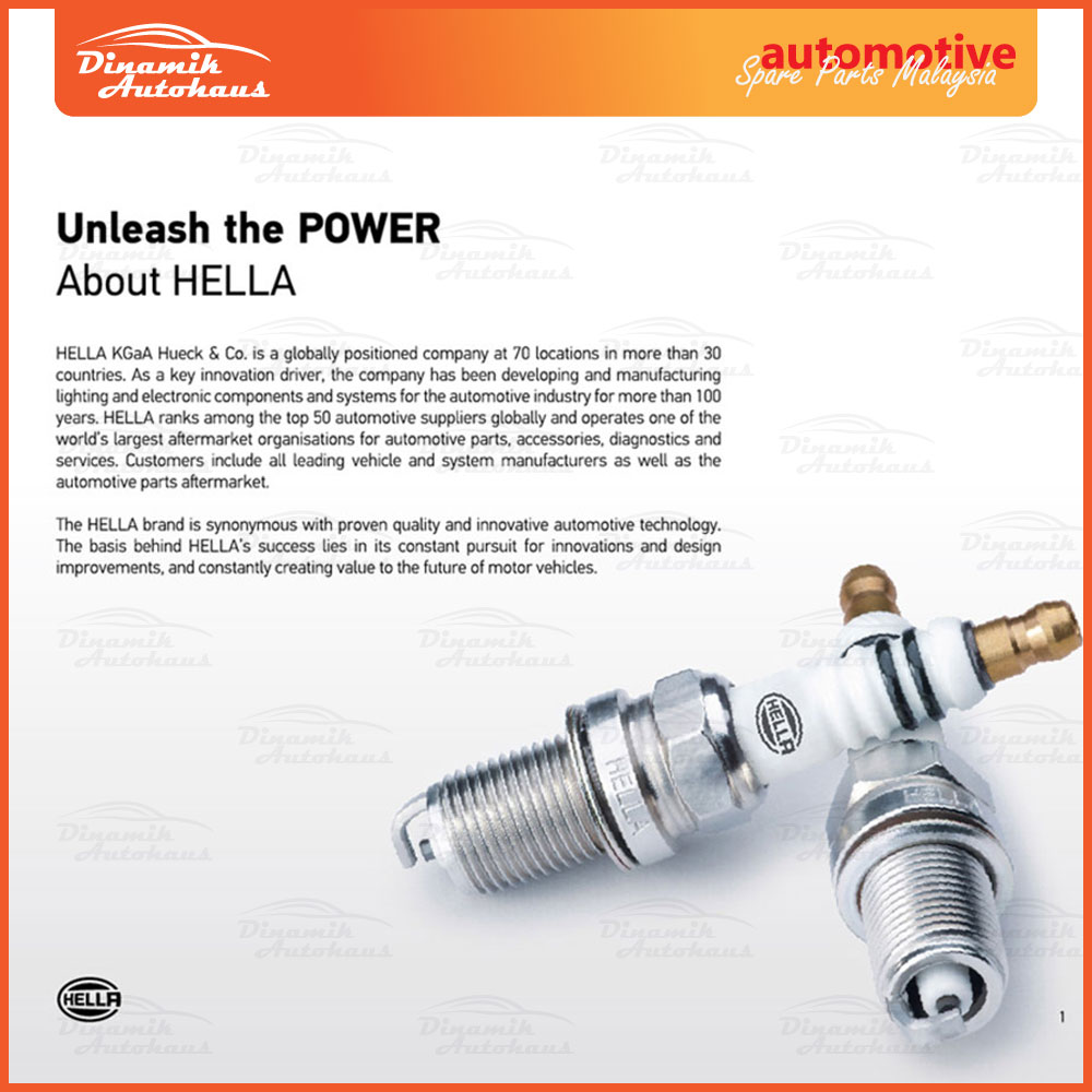 Toyota Wish 1.8cc Year 2002 Onward Car Spark Plug German Hella Energy CM7RP-11 (4pcs) - Image 3