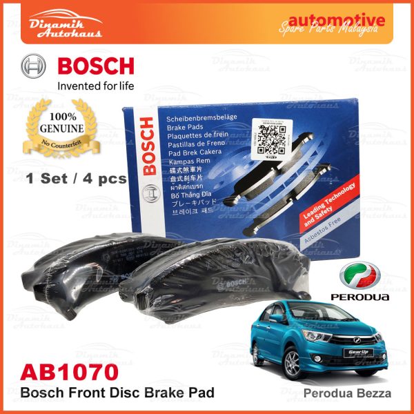 Perodua Bezza Bosch Disc Front Brake Pad AB1070 1