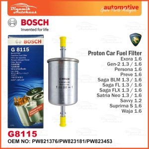 Bosch Fuel Filter Proton Waja / Exora / Persona / Preve / Satria Neo / Gen 2 / Suprima S / Savvy / Saga BLM / FL / FLX