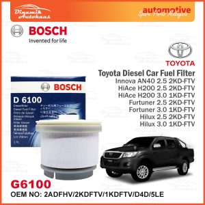 Toyota Diesel Car Fuel Filter For Hilux / HiAce / Innova / Forturner