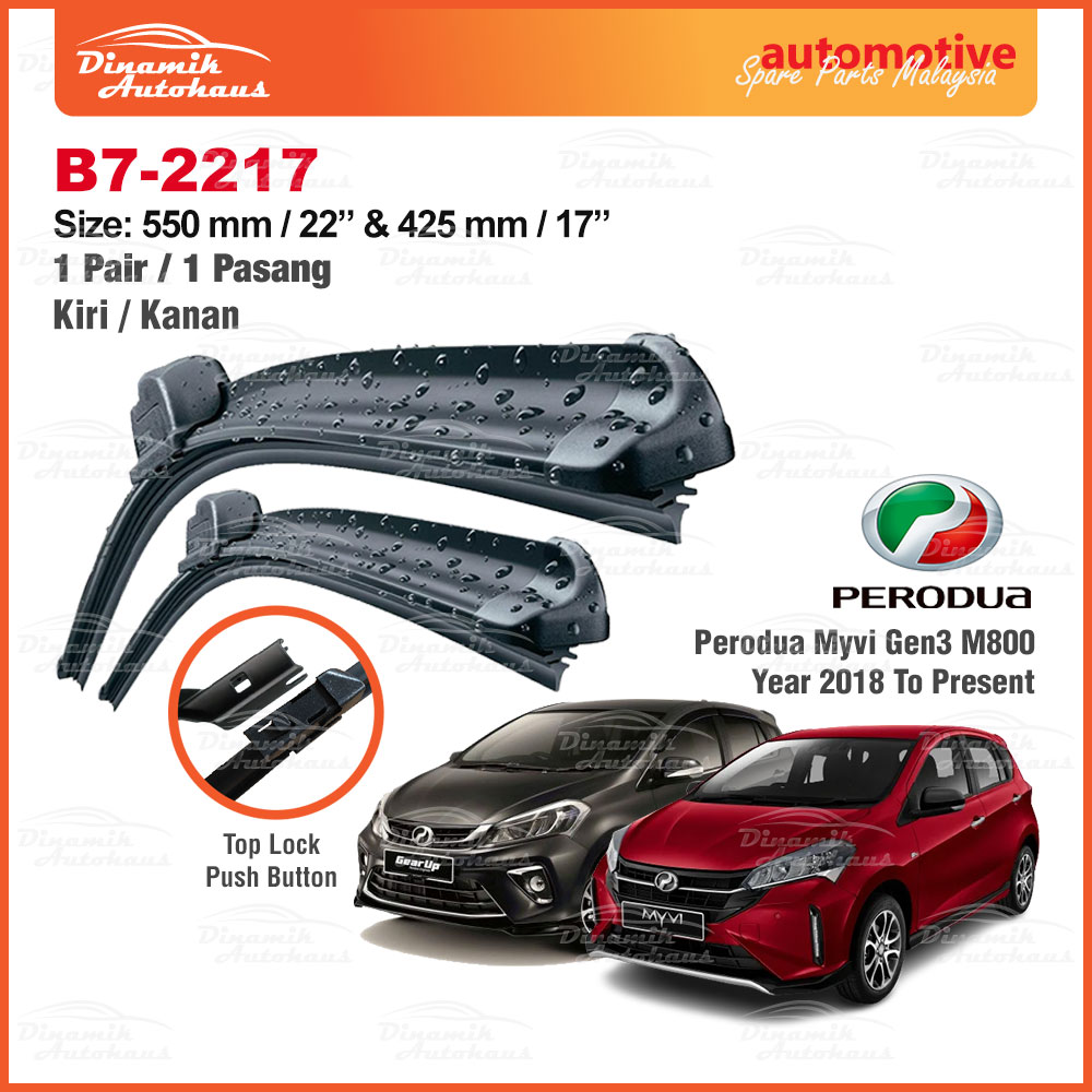 Perodua Myvi Gen3 Car Windshield front wiper