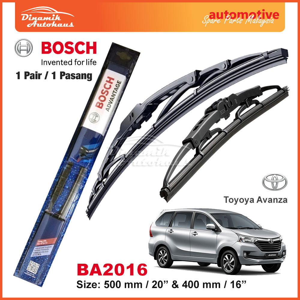 Bosch Wiper Blade BA2016 Toyota Avanza