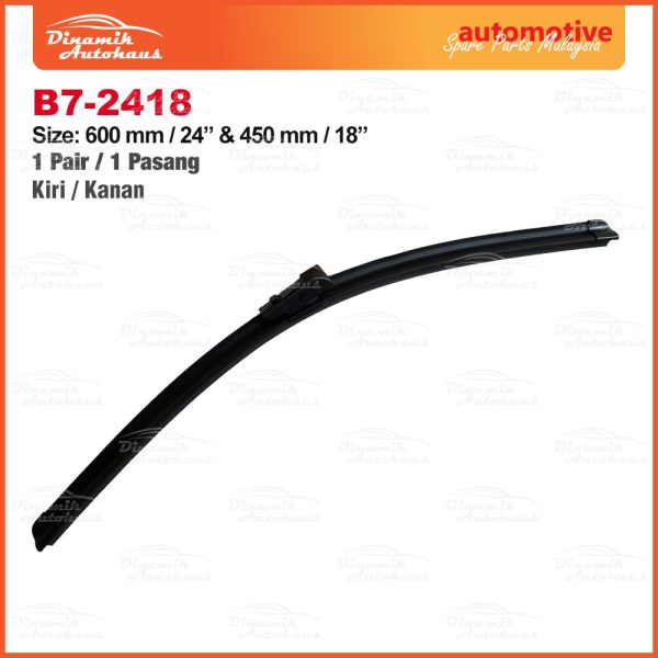 Mazda CX5 / CX-5 KF Model Car Year 2017 To Present Front Windshield Wiper Size 24" & 18" Inch (1 Pair) B7-2418 Wiper - Image 2
