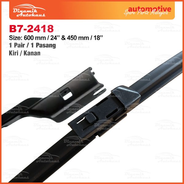 Mazda CX5 / CX-5 KF Model Car Year 2017 To Present Front Windshield Wiper Size 24" & 18" Inch (1 Pair) B7-2418 Wiper - Image 5