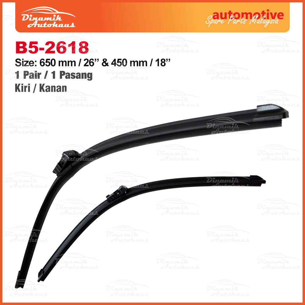 Chery Omoda 5 Year 2023 To Present Car Front Windshield Wiper Size 26 & 18 Inch (1 Pair) B5-2618 - Image 2