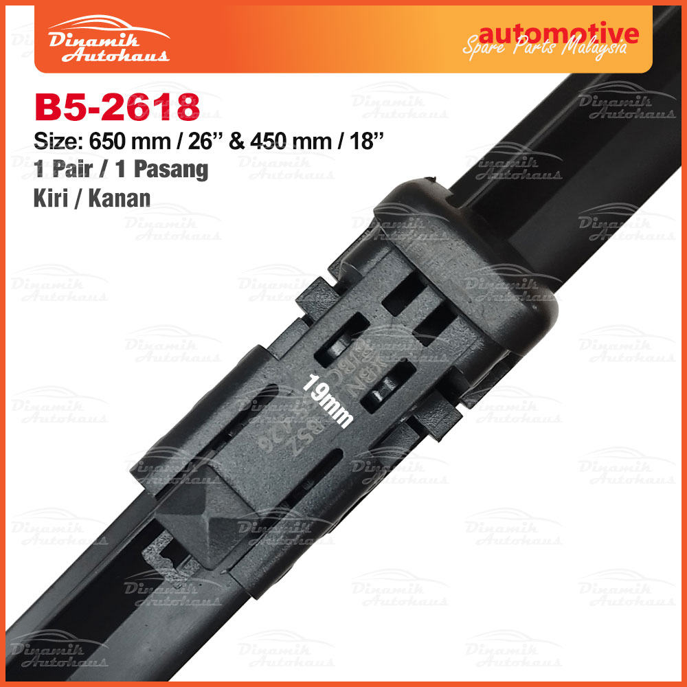 Chery Omoda 5 Year 2023 To Present Car Front Windshield Wiper Size 26 & 18 Inch (1 Pair) B5-2618 - Image 4