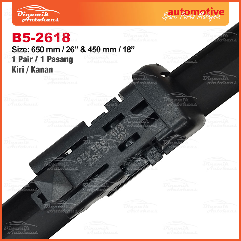 Chery Omoda 5 Year 2023 To Present Car Front Windshield Wiper Size 26 & 18 Inch (1 Pair) B5-2618 - Image 5