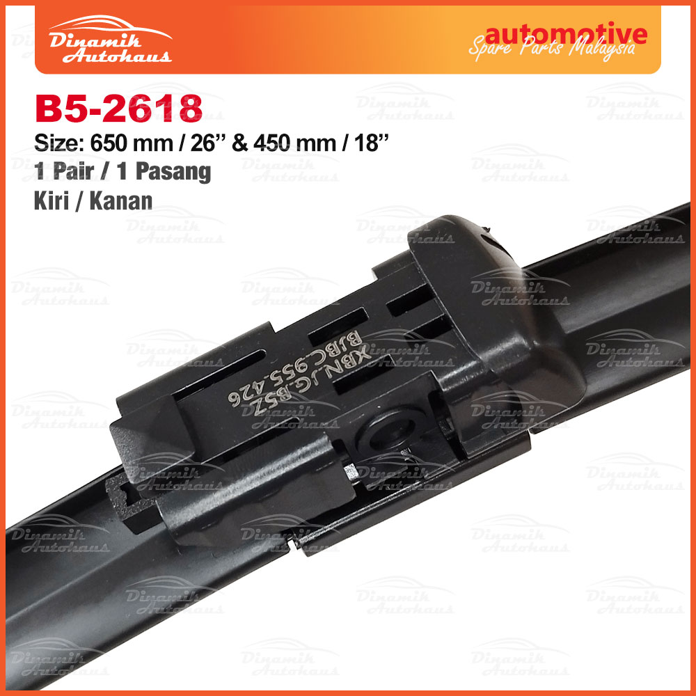 Chery Omoda 5 Year 2023 To Present Car Front Windshield Wiper Size 26 & 18 Inch (1 Pair) B5-2618 - Image 6