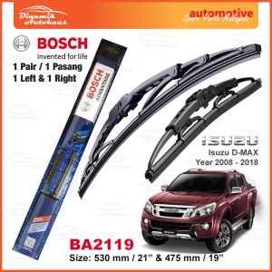 Isuzu DMax Front Windshield Wiper Bosch Advantage Wiper BA2119