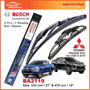 Mitsubishi Triton Car Windshield Front Wiper Bosch Advantage Wiper BA2119