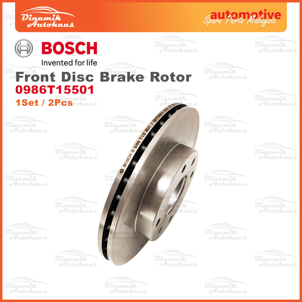 Proton Persona Iriz Saga Facelift VVT Front Disc Brake Rotor Bosch Disc Rotor T15501 07
