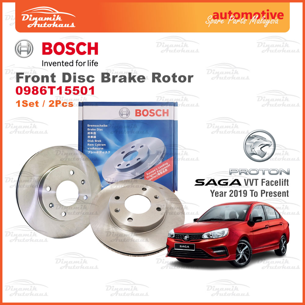 Proton Saga VVT Facelift Front Disc Brake Rotor Bosch T15501