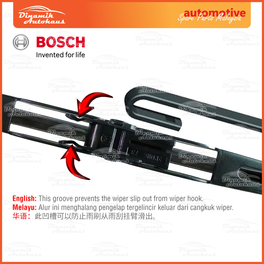 Mitsubishi Triton Year 2006 To 2019 Car Windshield Front Wiper Size 21 & 19 (1 Pair) Bosch Advantage Wiper BA2119 - Image 3