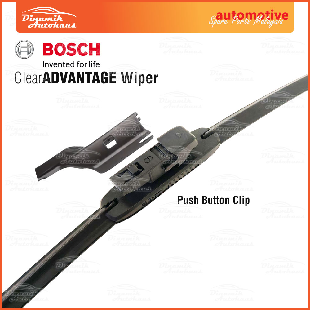 Perodua Myvi Gen3 Year 2018 To Present Car Windshield Front Wiper Size 22 & 16 Inch (1 Pair) Bosch Clear Advantage Wiper BCA2216TL - Image 6
